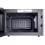 美的（Midea）21 L家庭用電子レンジパンで360°回臺盤を操作して黒家電を加熱する。